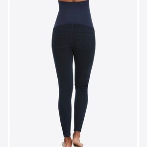 Spanx maternity leggings denim